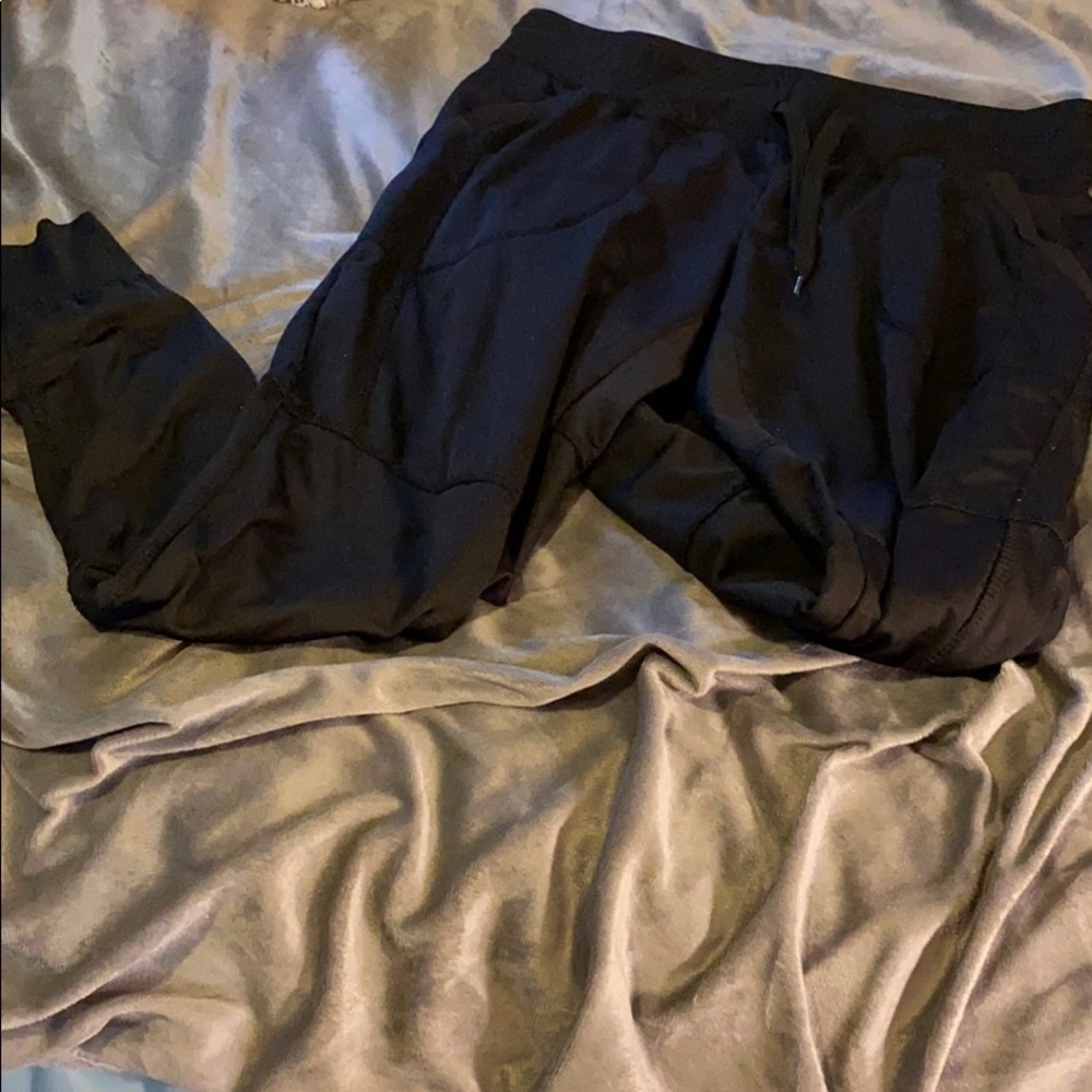 Black joggers